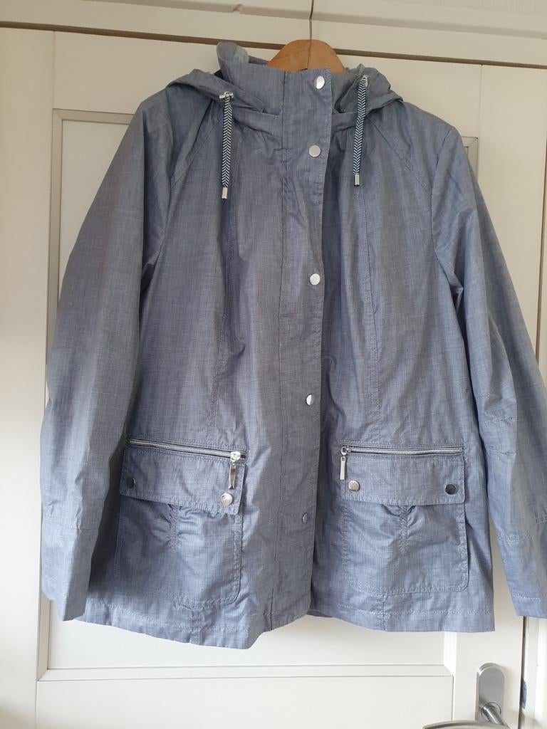 Zilvergrijze dames zomerjas Miss Etam, zgan, maat XXL, Maat 46/48 (XL) of groter, Ophalen of Verzenden, Zo goed als nieuw, Miss Etam