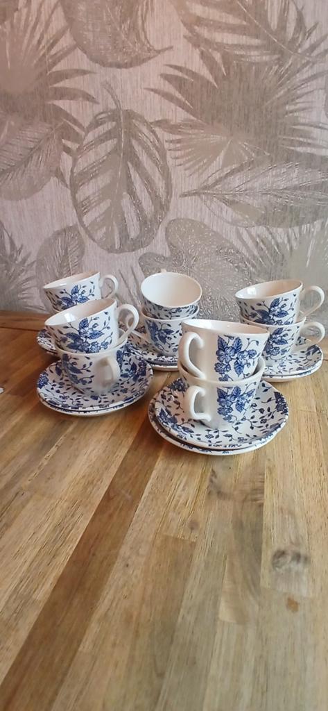 Grindley Royal Tudor Bouquet theekopjes en schotels, Ophalen of Verzenden