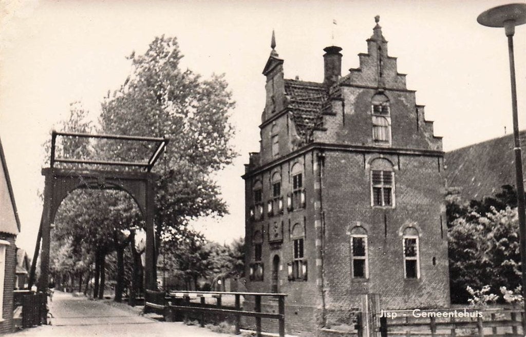 703-082-001 Jisp Gemeentehuis, Verzenden, Voor 1920, Noord-Holland