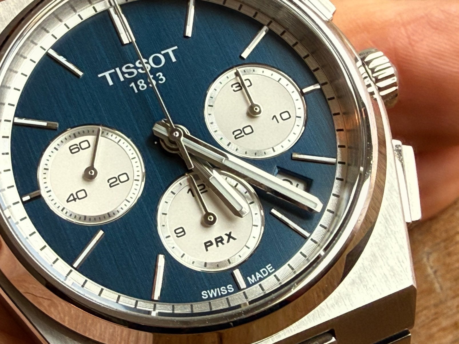 Tissot PRX Chrono, Sieraden, Tassen en Uiterlijk, Horloges | Heren, Ophalen of Verzenden, Zo goed als nieuw, Staal, Overige merken