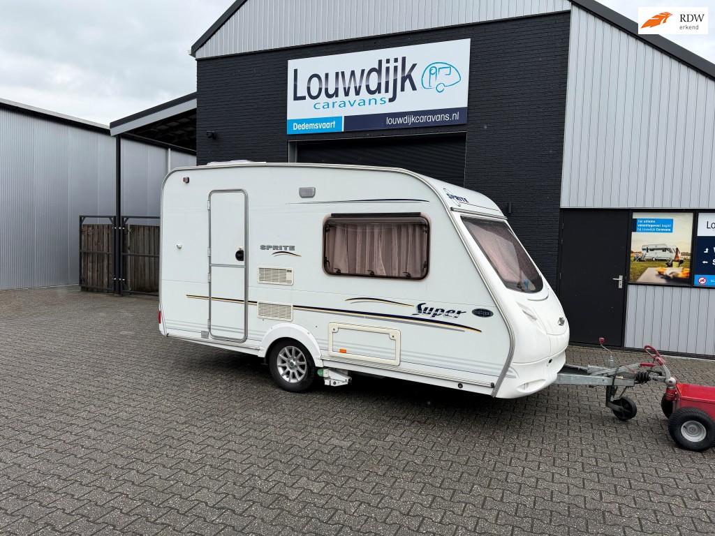 SPRITE Super 390 ’04 (Mover, Enkele bedden), Caravans en Kamperen, Rondzit, Tot en met 2, Bedrijf, 750 - 1000 kg