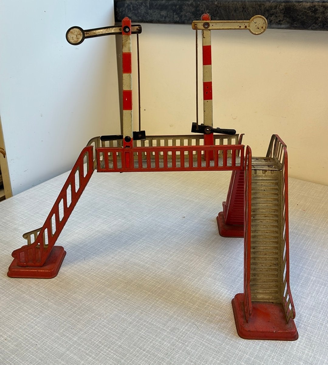 Vintage blikken sein(voetgangers)brug, seinen werken, Ophalen of Verzenden, -, -, --