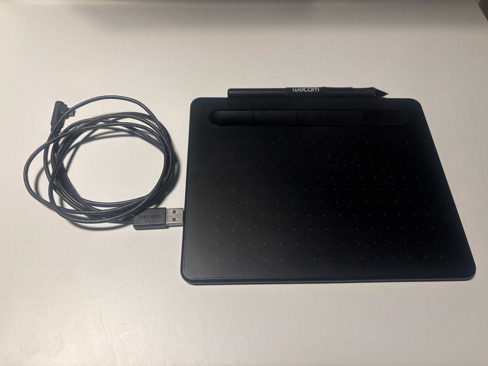 Wacom tekentablet met pen en USB-kabel, Computers en Software, Ophalen, Gebruikt, Bedraad
