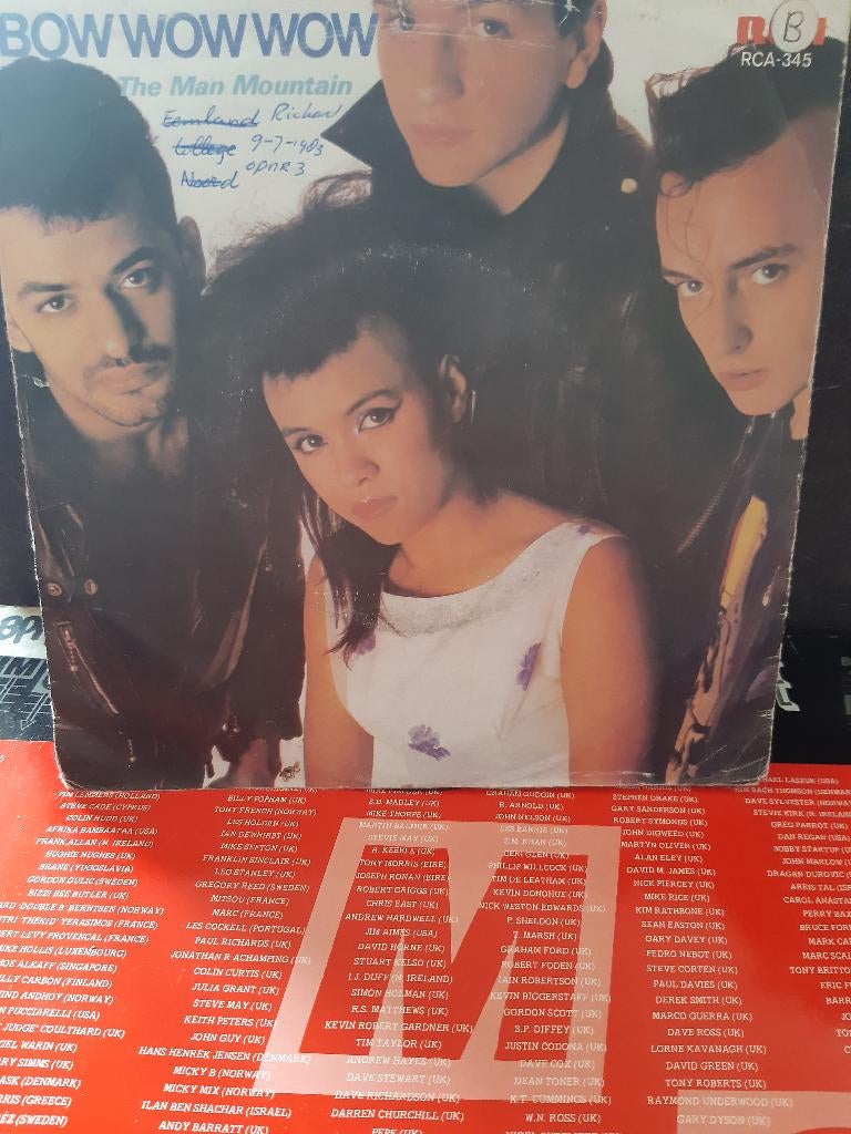 bow wow wow - the man mountain  f, Verzenden, Zo goed als nieuw, Pop