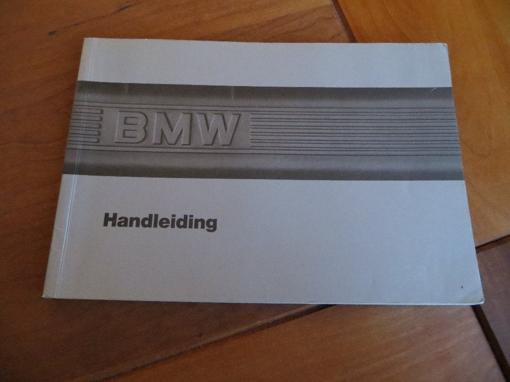 Instructieboek BMW 3-serie E30 + 320i/325i cabrio 325iX 1986, Ophalen of Verzenden