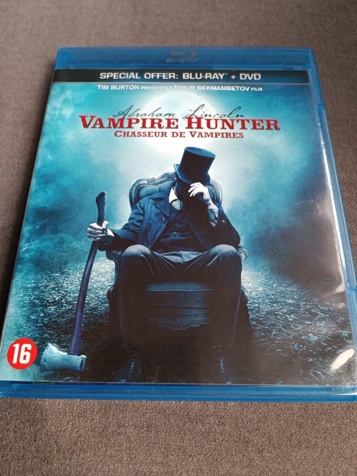 vampire hunter - bluray, Ophalen of Verzenden, Zo goed als nieuw, Actie
