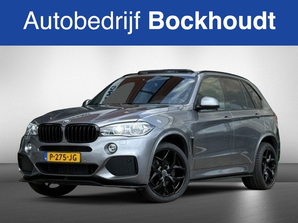 BMW X5 xDrive40e High.Ex | M-Sport | HUD | Pano | Leer, Auto's, 4 cilinders, Bedrijf, Vierwielaandrijving, 147 €/maand