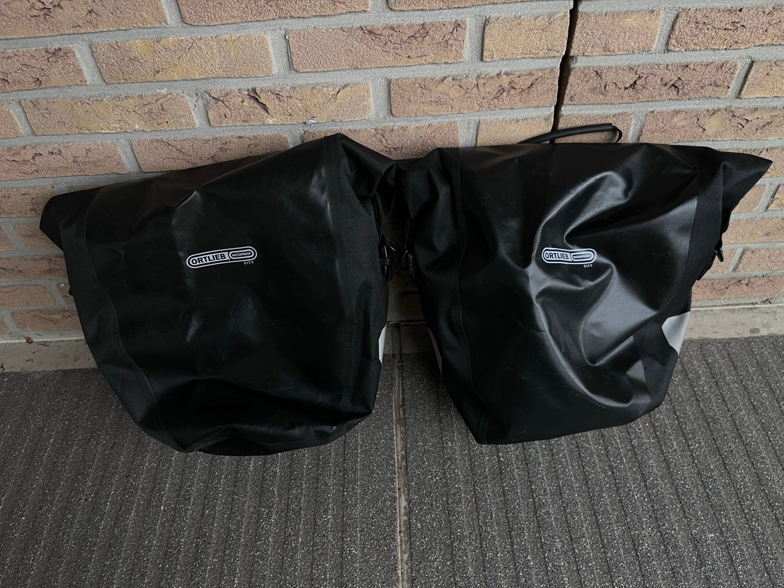 Ortlieb City Waterproof fietstassen (set van 2), Fietsen en Brommers, Fietsaccessoires | Fietstassen, Ophalen of Verzenden, Zo goed als nieuw