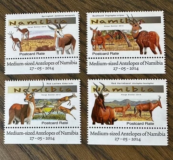 Namibië 2014 Antilopen Postfris dieren, Ophalen of Verzenden, Overige landen, Postfris