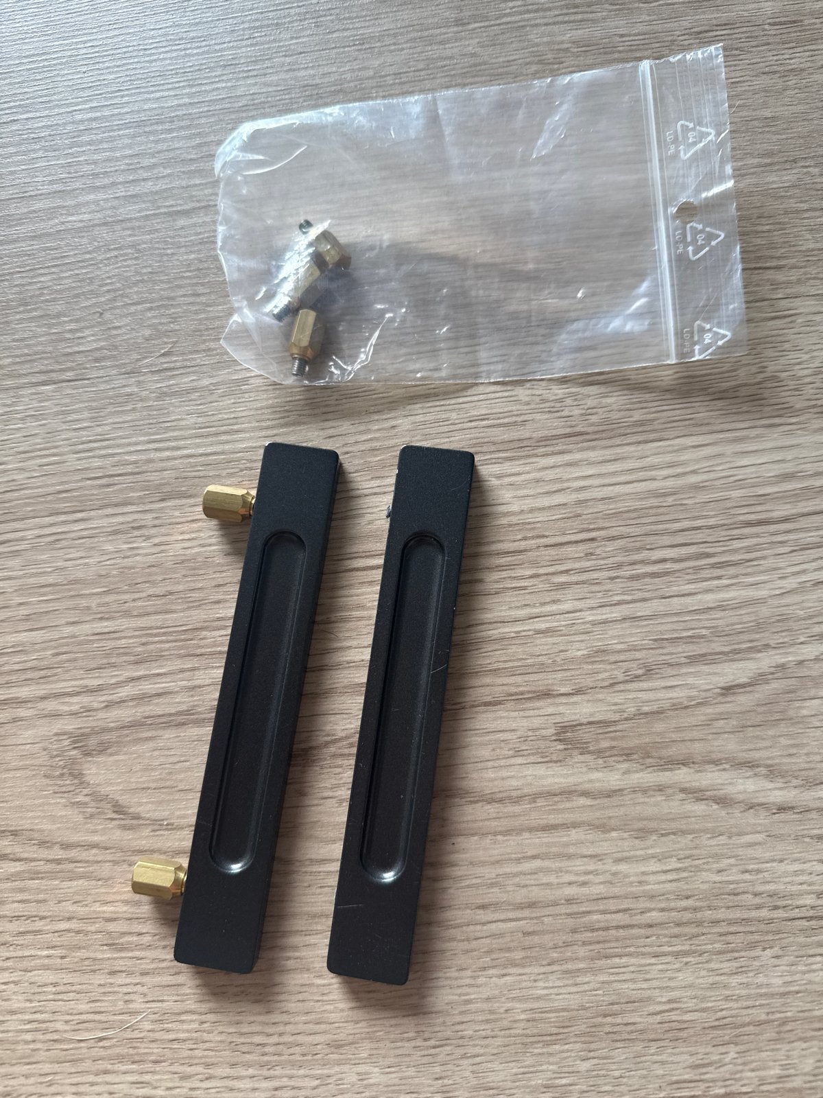 Set van 2 Porro handgrepen, Ophalen of Verzenden, Gebruikt, Overige materialen, Overige typen