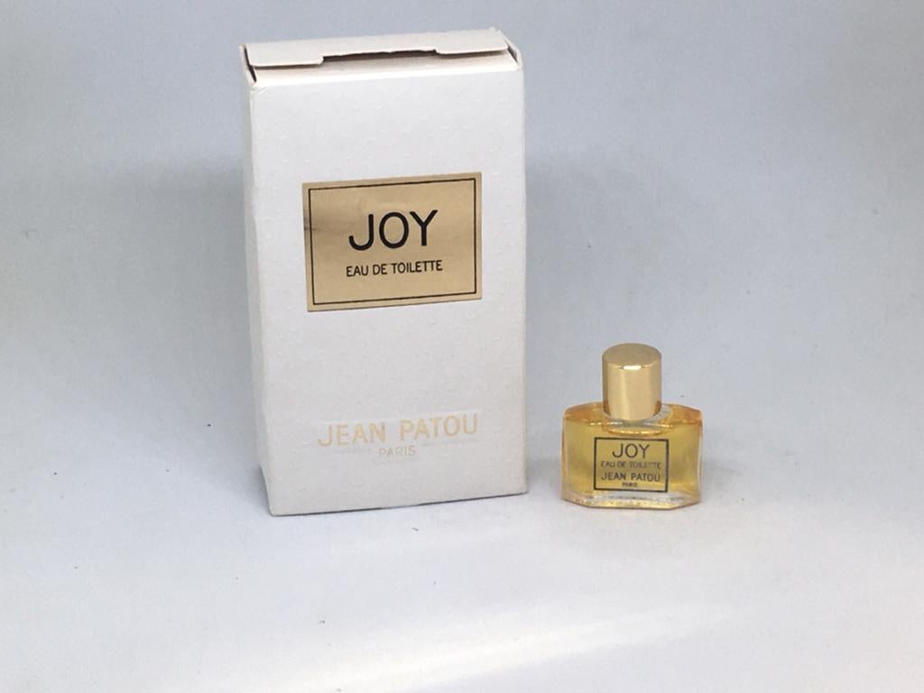 Parfumminiatuur vintage Joy Patou eau de toilette ongeopend, Verzamelen, Ophalen of Verzenden, Nieuw, Miniatuur, Gevuld