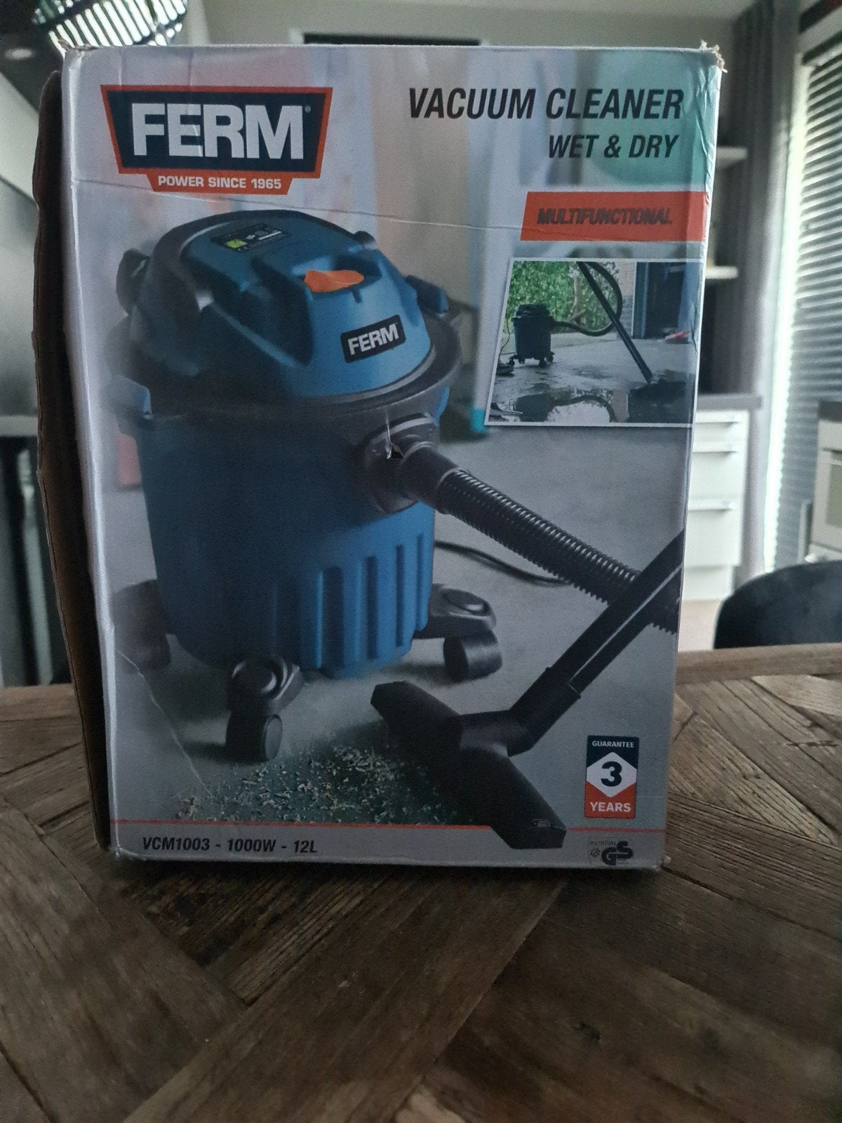 Ferm VCM1003 Nat- en Droogzuiger 1000W - Multifunctioneel, Ophalen of Verzenden, Nieuw