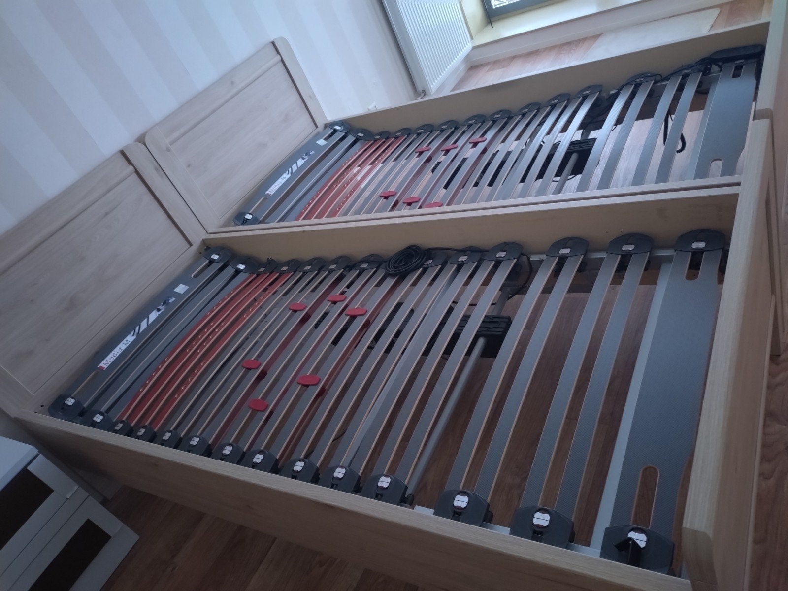 Tweepersoonsbed, Huis en Inrichting, Ophalen, Gebruikt, 210 cm, Tweepersoons