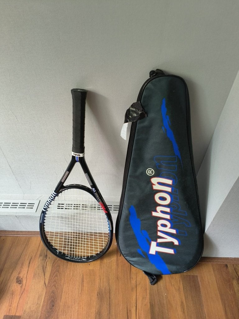 Typhoon Phantom Tennisracket + originele hoes, Gebruikt, L00, Racket, Ophalen