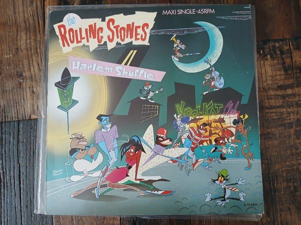 rolling stones Harlem Shuffle maxi single, Ophalen of Verzenden, Zo goed als nieuw, 12 inch, Pop