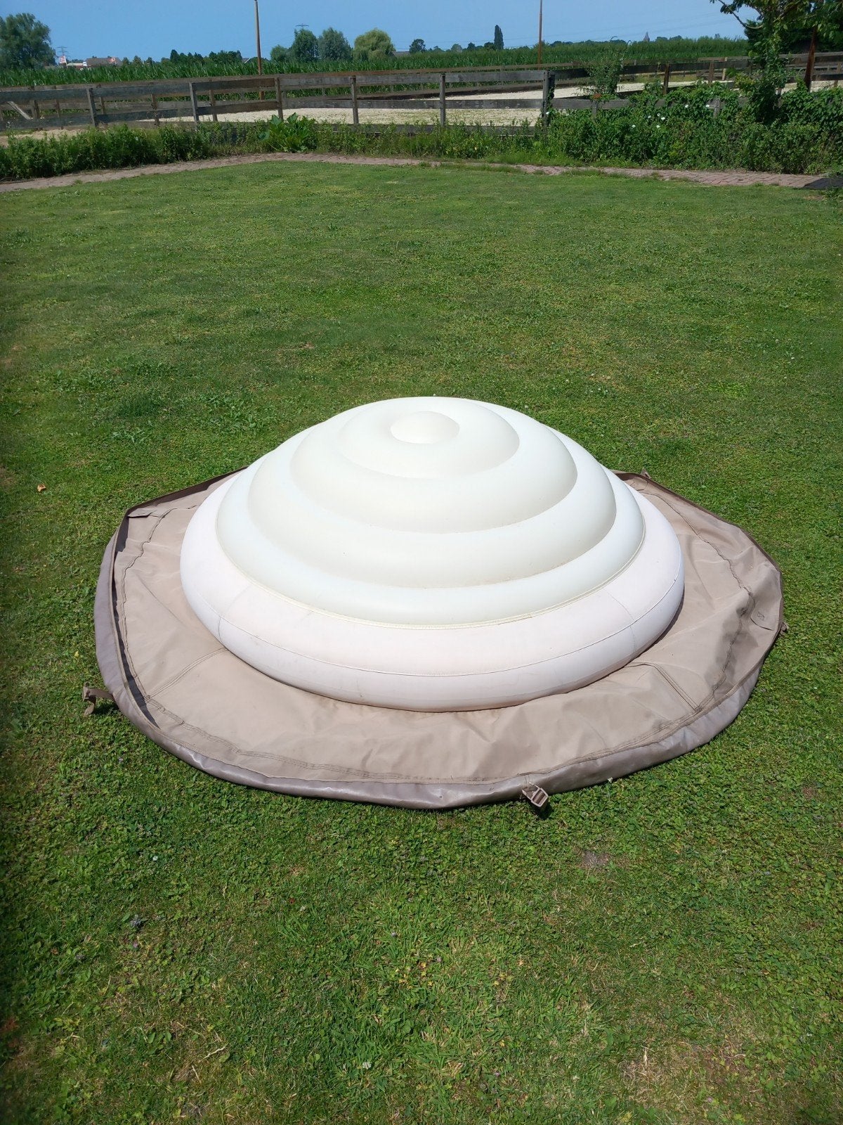 Intex Opblaasbare Spa Cover/Isolatie, Ophalen, Gebruikt, Afdekzeil, Opblaasbaar