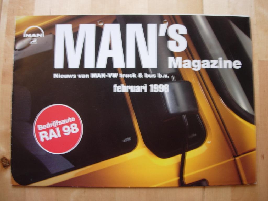 MAN Diesel Magazine 1998 - F2000 L2000 M2000, MAN Diesel, Ophalen of Verzenden, Zo goed als nieuw, Overige merken