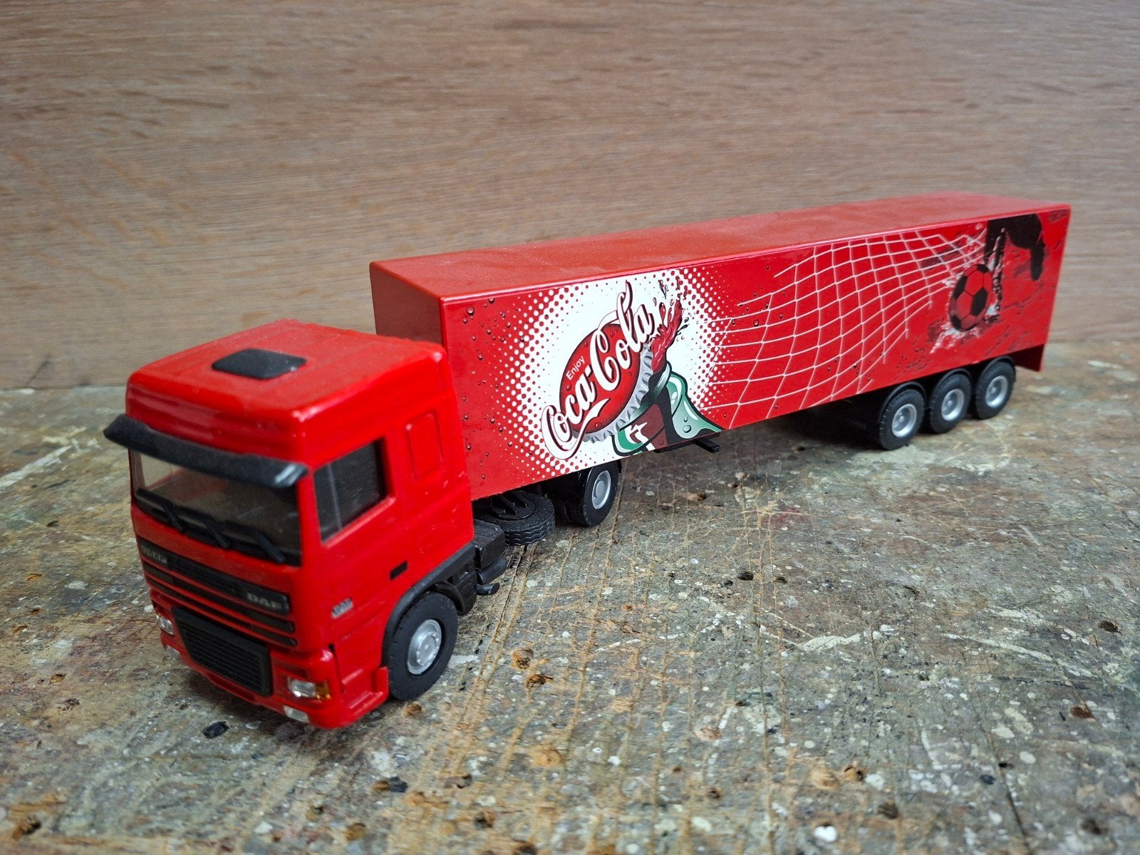 Lion Car Daf 95XF Coca Cola, Ophalen of Verzenden, Nieuw, Bus of Vrachtwagen, Lion Toys