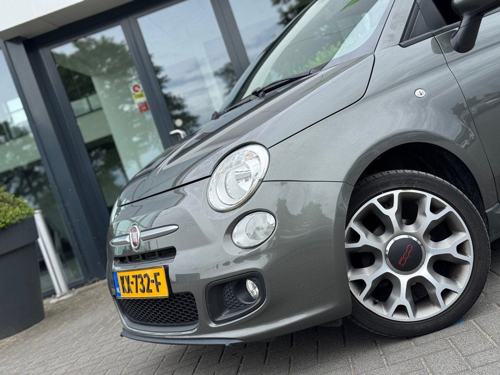 Fiat 500 C 1.2 Sport * Cabriolet * Sport bumpers, Voorwielaandrijving, Stof, Gebruikt, 4 cilinders