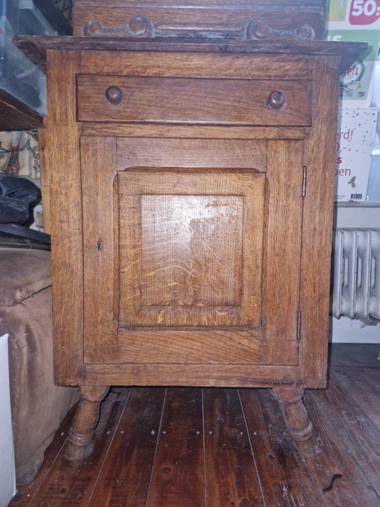 Antiek kastje, handgemaakt., Ophalen