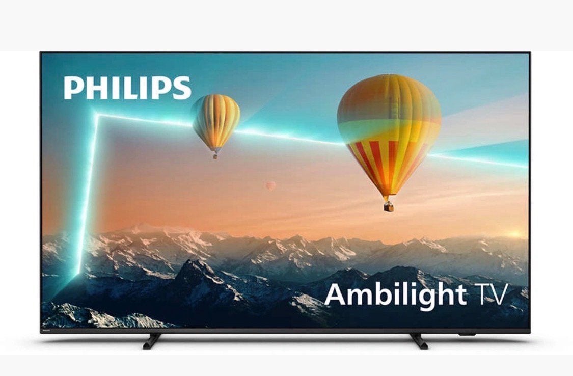 Philips 65PUS8007 Ambilight 65 + muurbeugel, Ophalen, Zo goed als nieuw