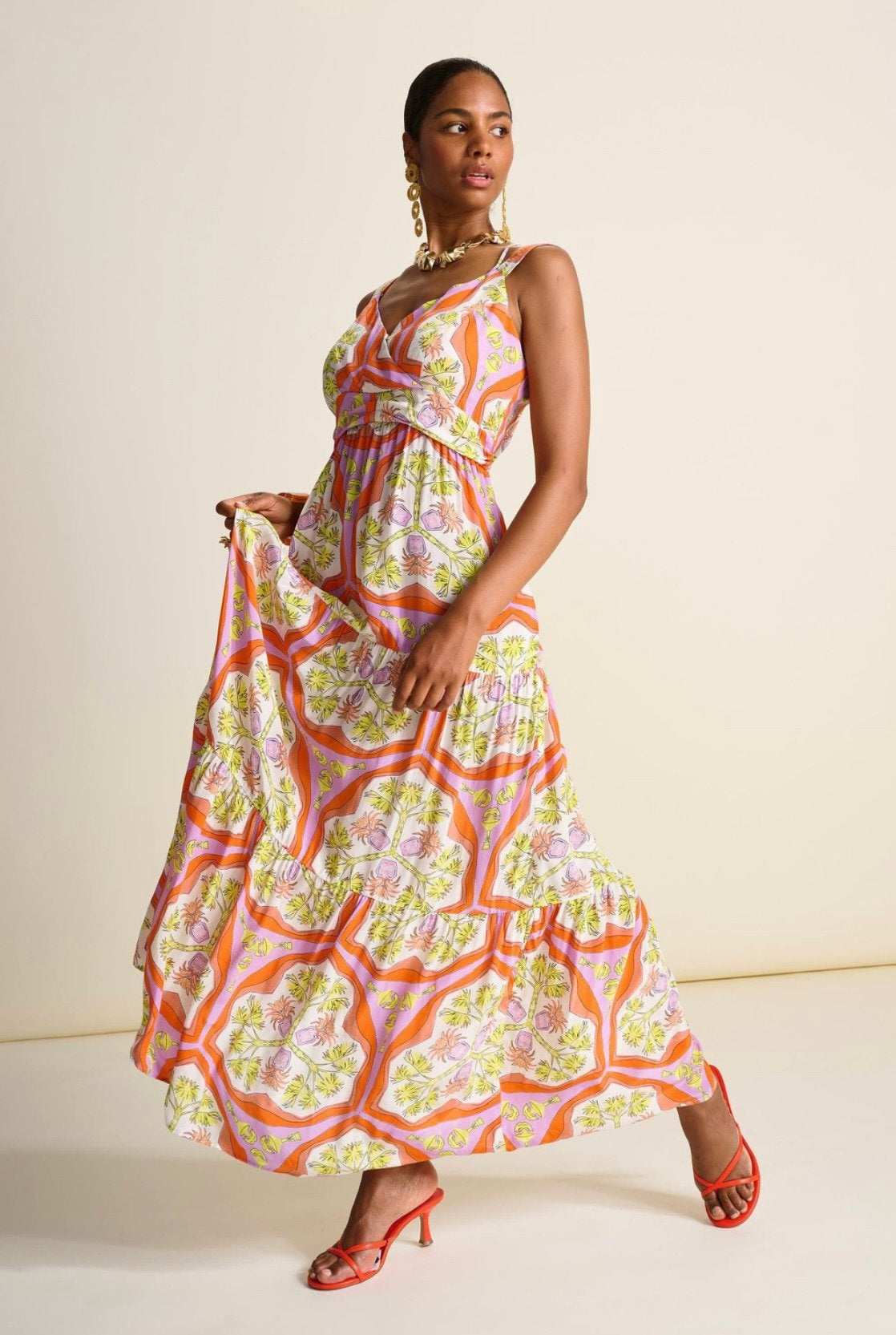 Pom Amsterdam Marrakesh Summer maxi jurk maat 36 nieuw!!, Kleding | Dames, Overige kleuren, Nieuw, Ophalen of Verzenden, Maat 36 (S)