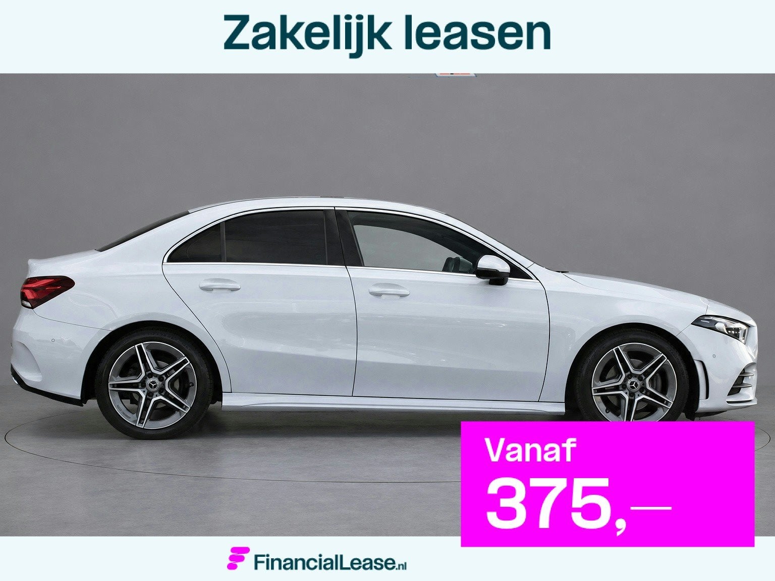 Mercedes-Benz A-Klasse 180 AUT7 AMG LINE WIDESCREEN NAVI CAM, 136 pk, Gebruikt, 4 cilinders, Wit