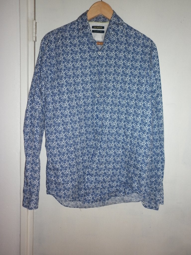 overhemd maat  41  perfect fit  merk :  Blue Industry, Blue Industry, Blauw, Ophalen of Verzenden, Zo goed als nieuw