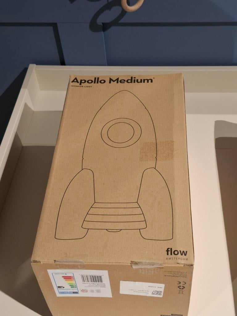 Flow Amsterdam Apollo Nachtlampje Medium, Huis en Inrichting, Ophalen, Kunststof, Flow, Nieuw