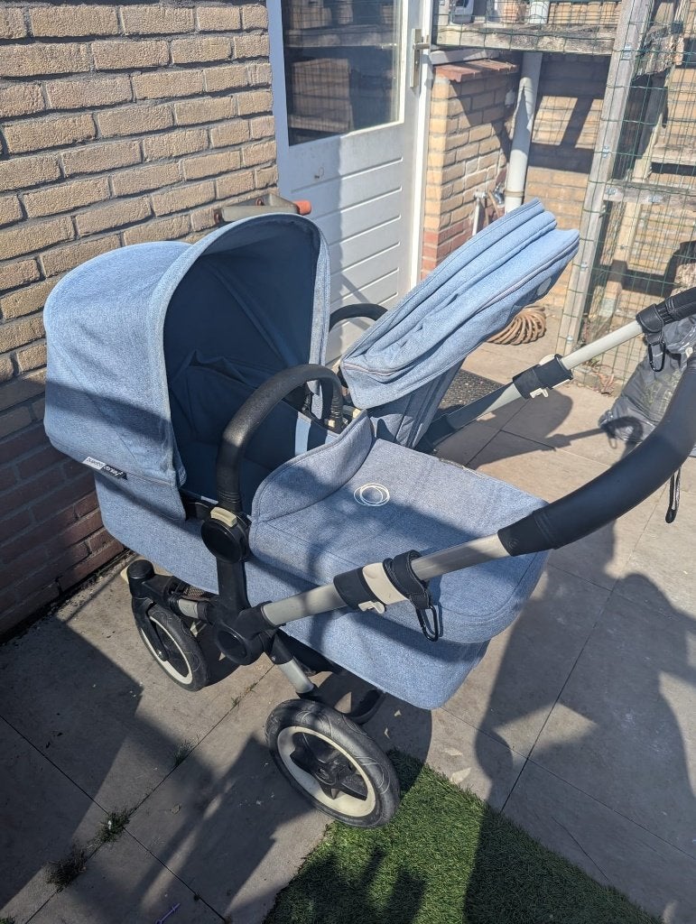 bugaboo donkey 2 duo wagen, Ophalen, Gebruikt, Combiwagen, Duowagen
