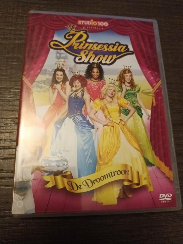 Dvd Prinsessia show De Droomtroon, Alle leeftijden, Ophalen of Verzenden, Zo goed als nieuw