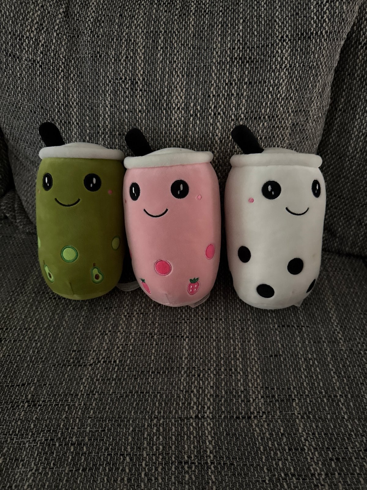 Bubble Tea Knuffels - Set van 3, Kinderen en Baby's, Speelgoed | Knuffels en Pluche, Zo goed als nieuw, Overige typen, Middelgroot (20 tot 80 cm)