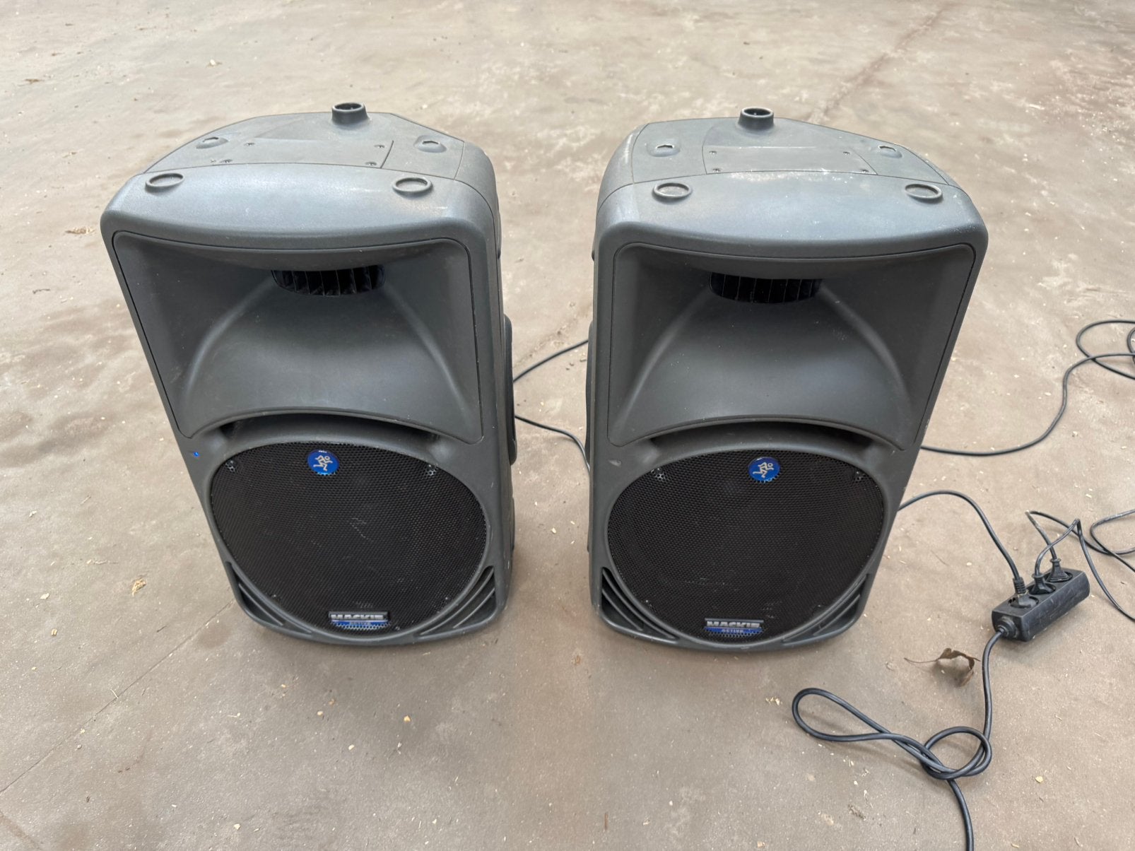 2x Mackie SRM450 V1 actieve speakers, Ophalen, Gebruikt, Overige typen, Overige merken