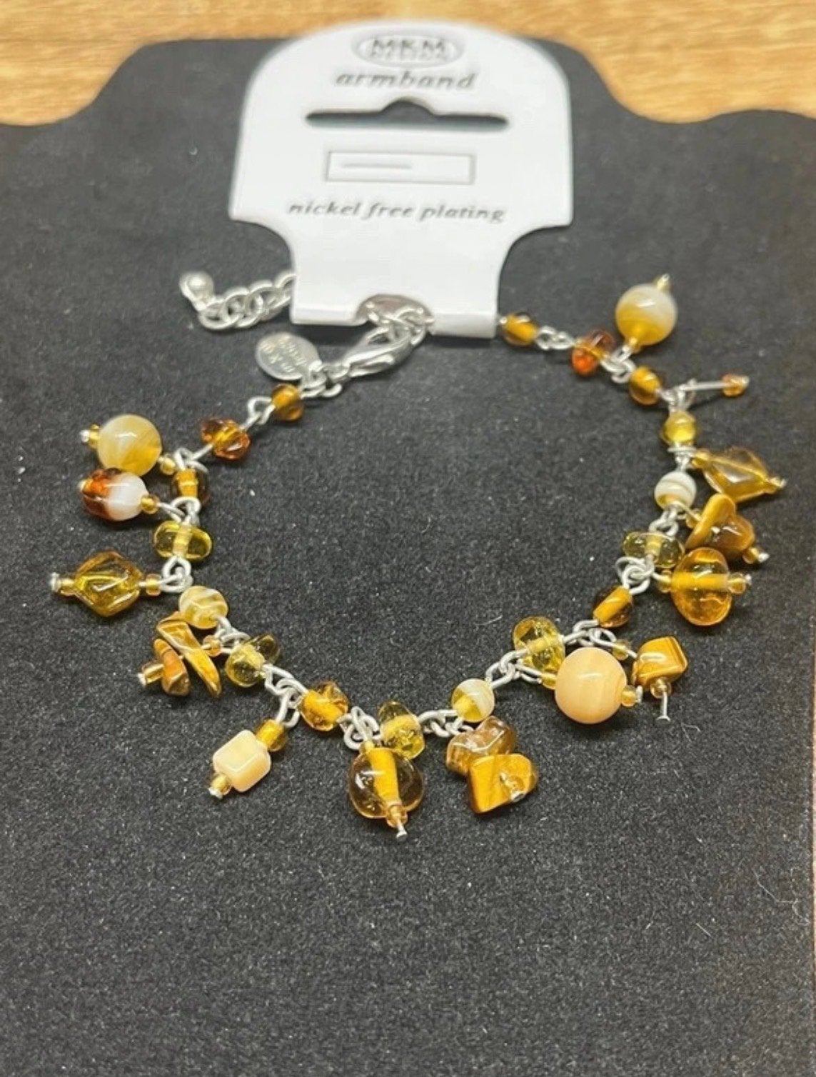 MKM Design Gele Boho Stijl Armband - Nieuw Zomers, Sieraden, Tassen en Uiterlijk, Armbanden, Overige materialen, Geel, Nieuw, Ophalen of Verzenden
