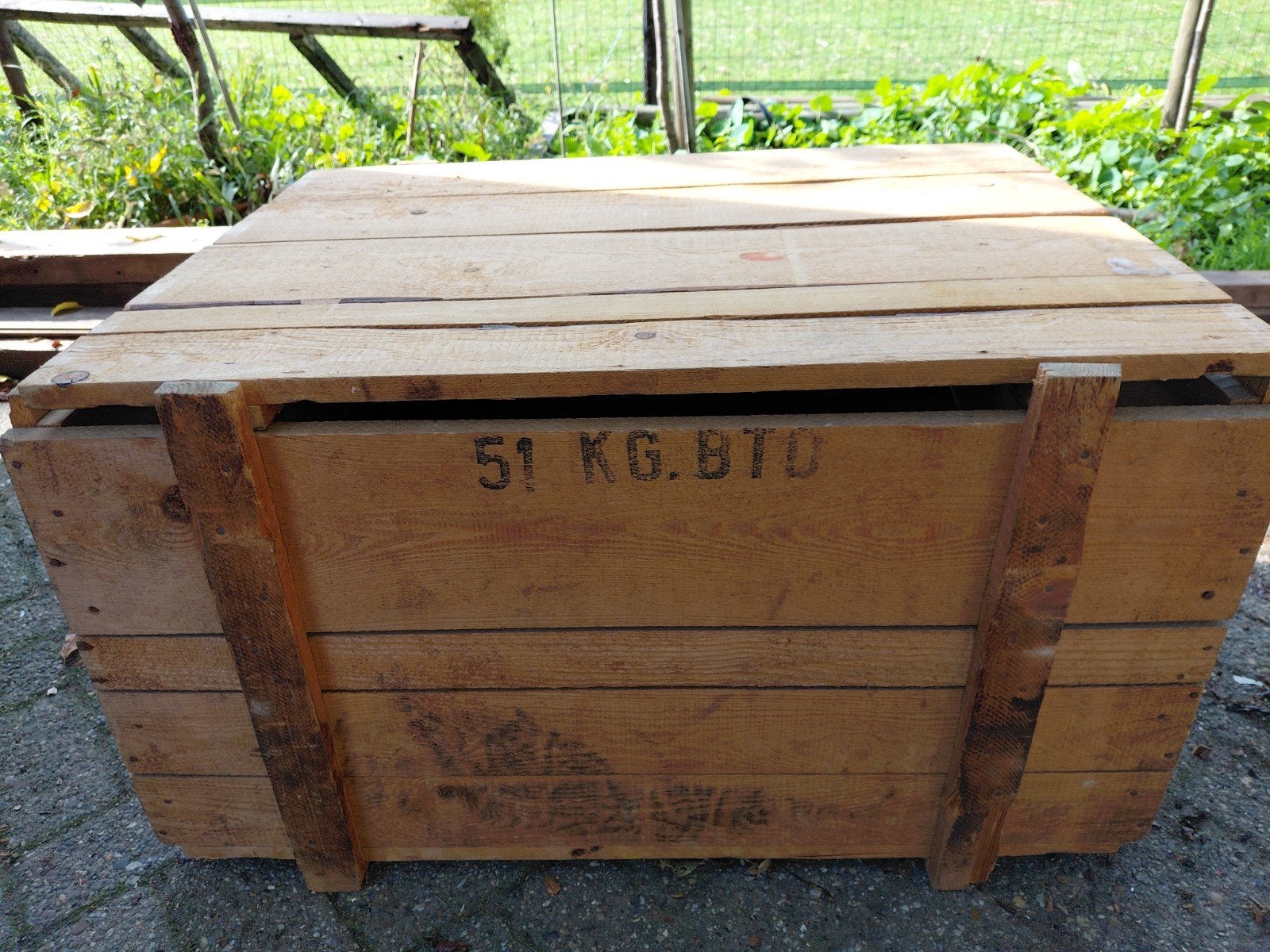 oude transport kist, Ophalen of Verzenden, Gebruikt