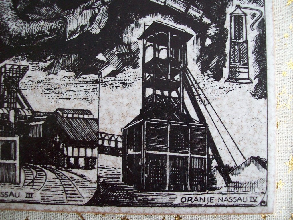 WANDTEGEL VAN DE O.N MIJNEN, Ophalen of Verzenden