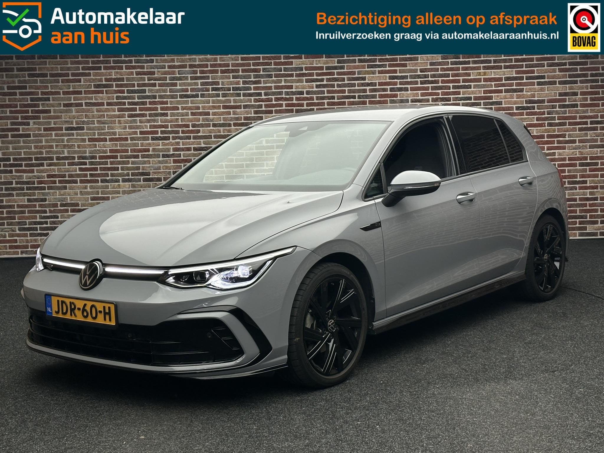 Volkswagen Golf 1.5 eTSI R-Line Dodehoek herkenning | Camera, Auto's, Stof, 4 cilinders, 150 pk, Bedrijf