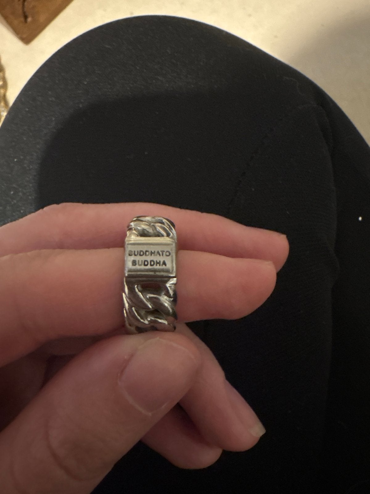 Originele Buddha to Buddha ring, maat 16, Ophalen, Gebruikt, Kleiner dan 17, Dame of Heer