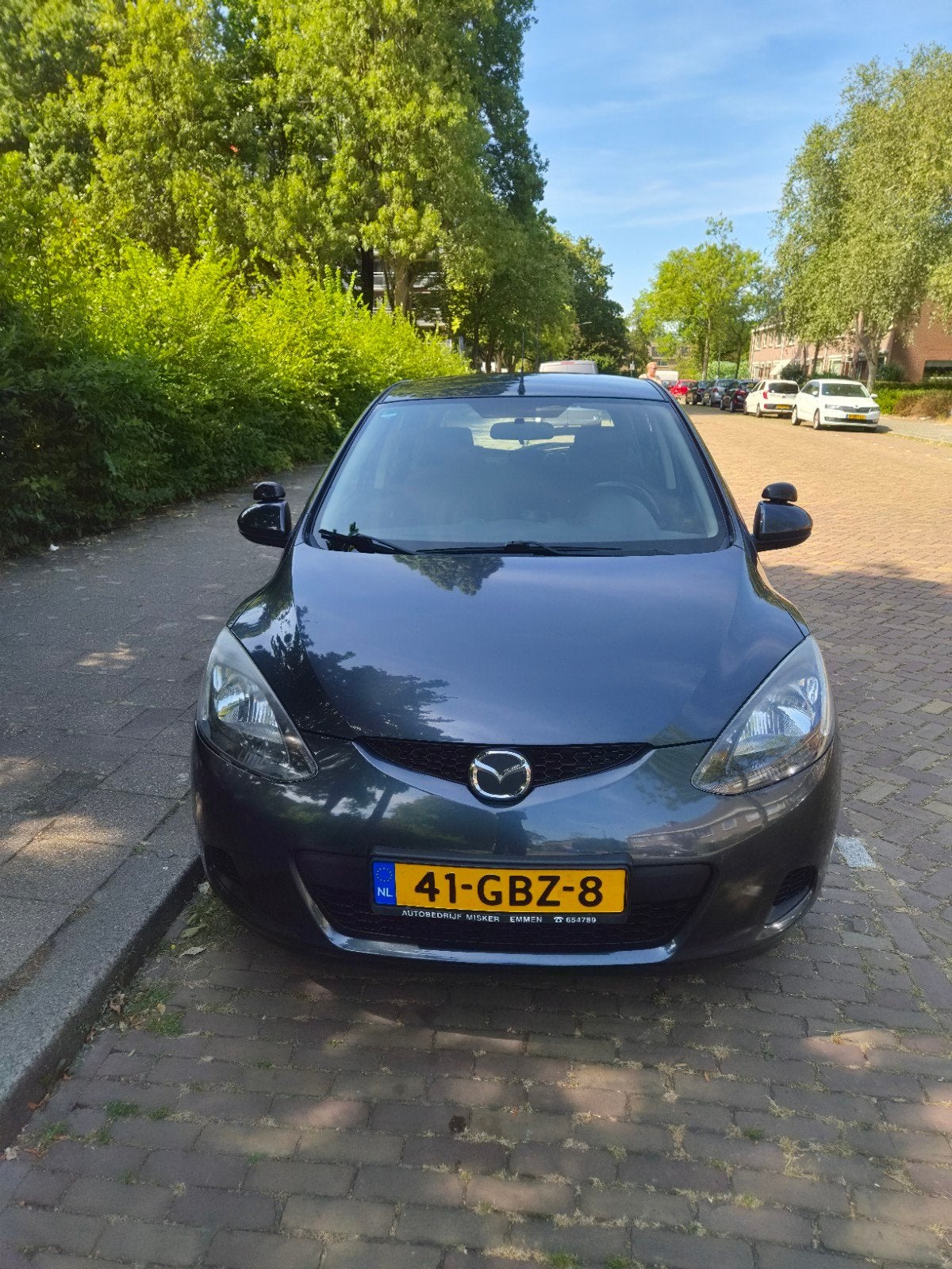 Mazda 2 1.3 55KW 5DRS 2008 Grijs "NAP", Voorwielaandrijving, 74 pk, 31 €/maand, 4 cilinders