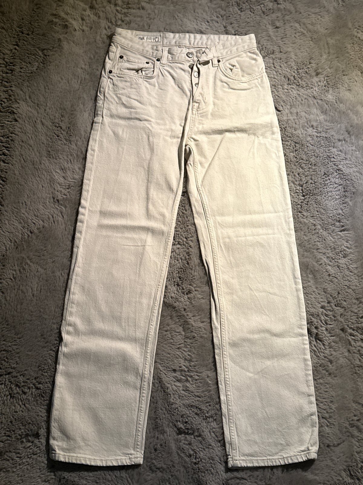 Zara broek maat 36, Ophalen of Verzenden, Gedragen, Maat 36 (S), Beige