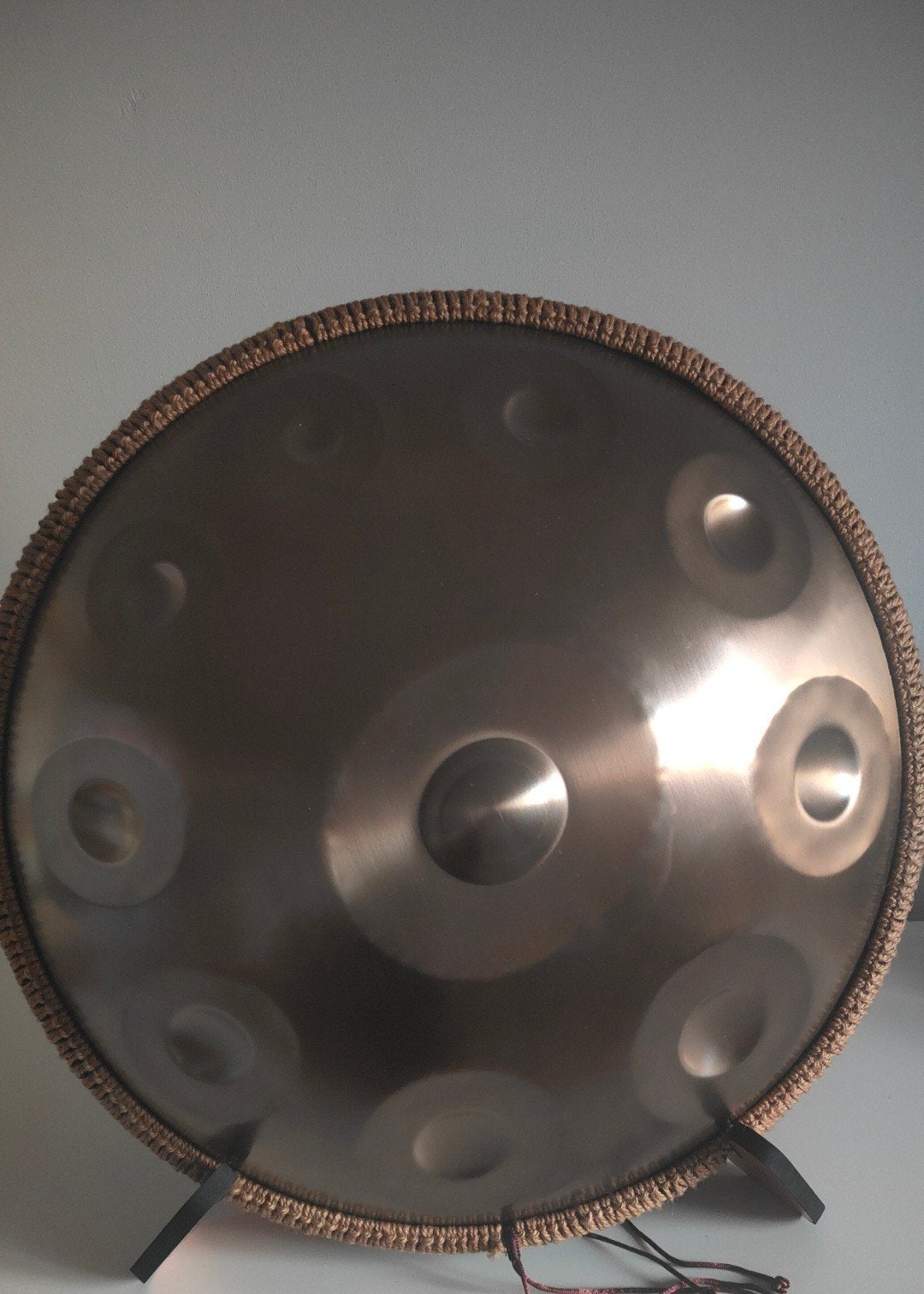 Nieuwe gouden 10 tonen 440 hz handpan met toebehoren., Ophalen of Verzenden, Nieuw, Melodische percussie