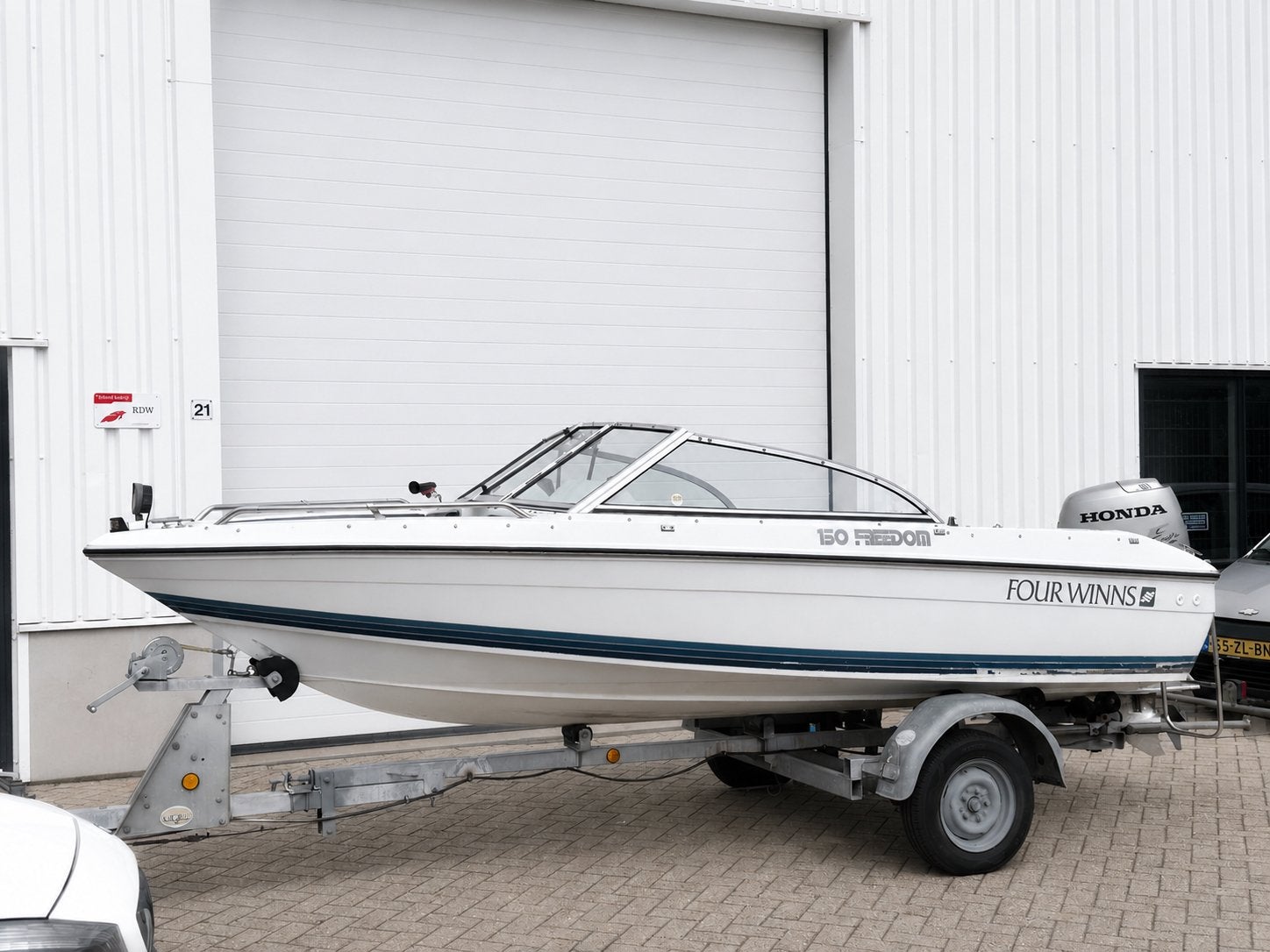 Four Winns Freedom 150 Bowrider|50Pk honda 4T|Biminitop, Watersport en Boten, Speedboten, Ophalen, Overige merken, 5 m, Zo goed als nieuw