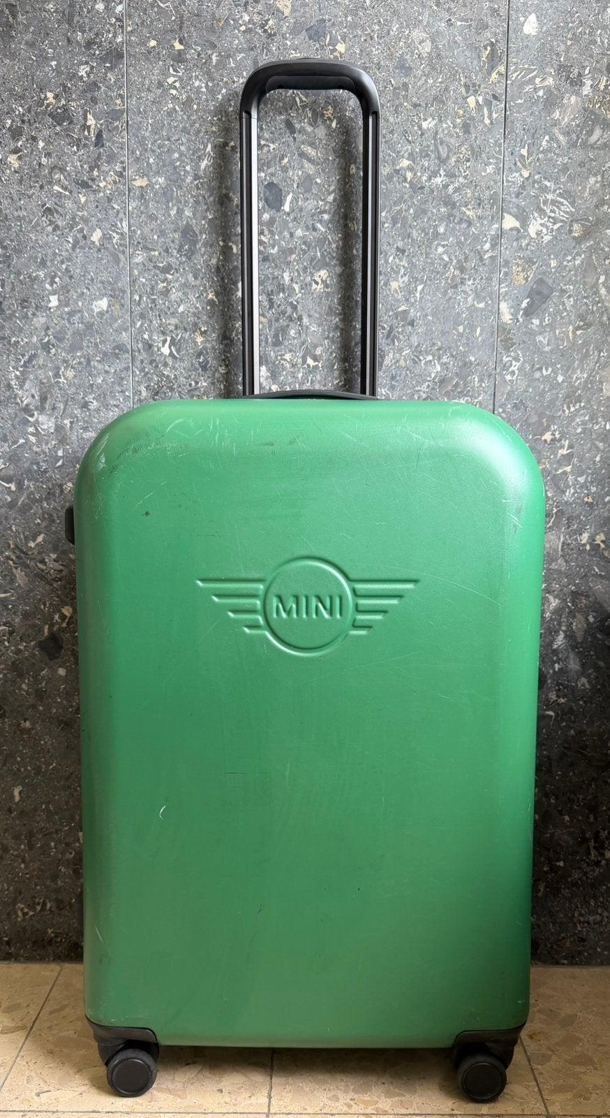 Originele MINI BMW spinner  British Racing Green, Ophalen of Verzenden, Hard kunststof, 70 cm of meer, Wieltjes
