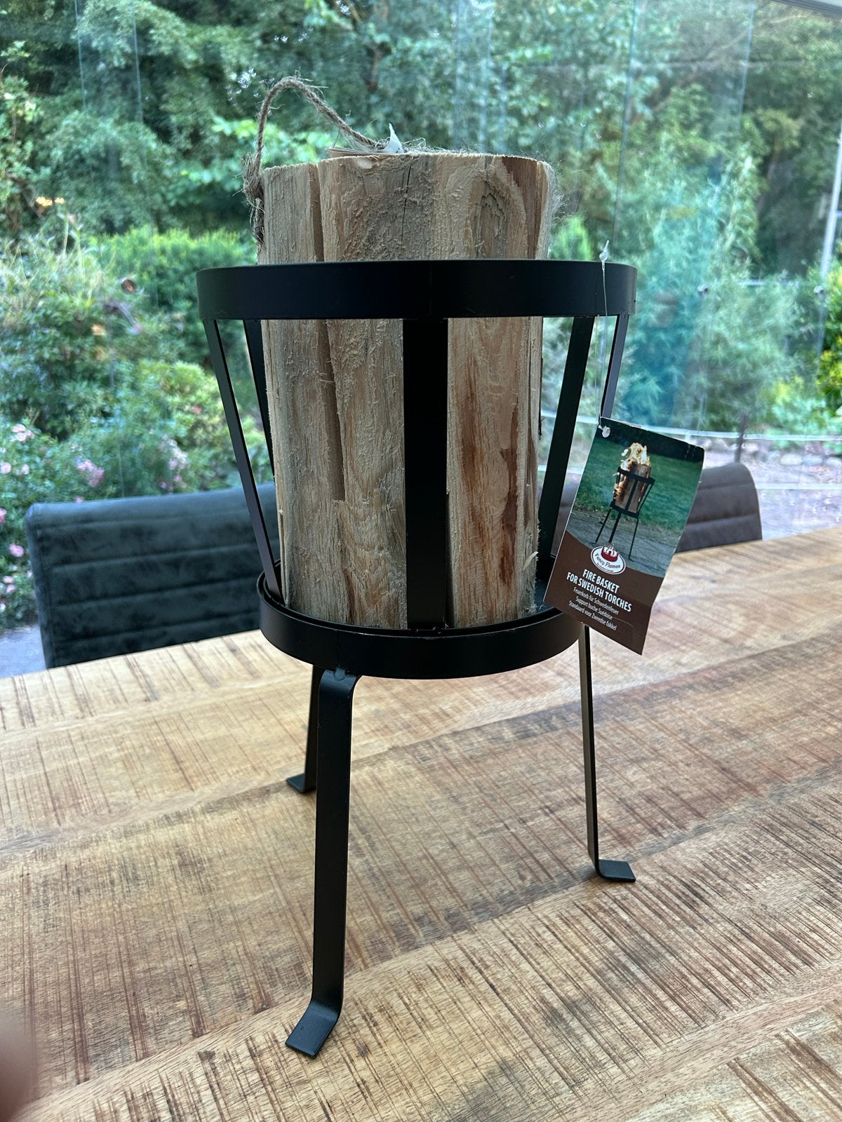 Vuurkorf voor Zweedse fakkels - Fancy Flames, Tuin en Terras, Vuurkorven, Nieuw, Vuurkorf, Ophalen of Verzenden
