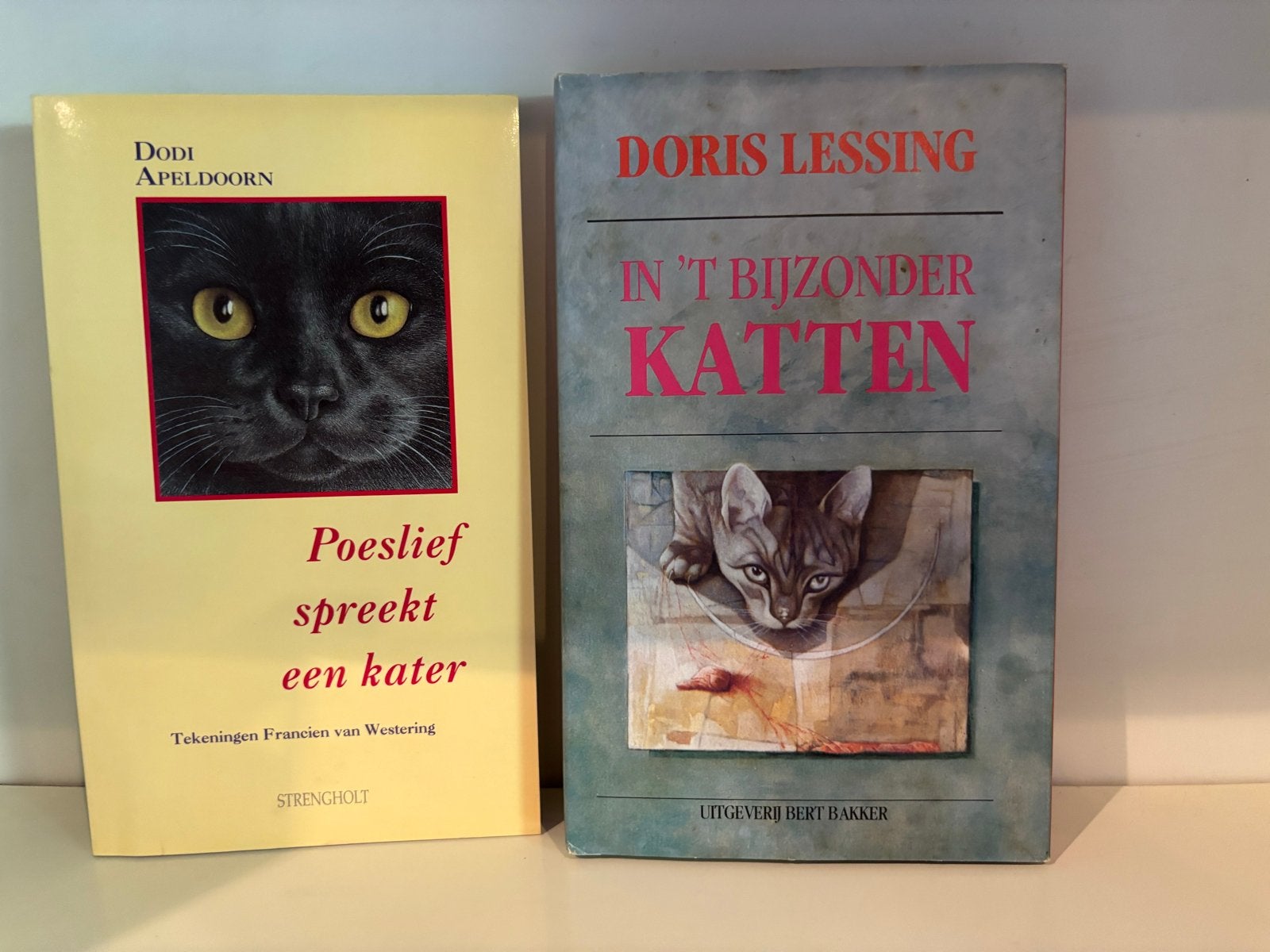 2 Kattenboeken: Poeslief spreekt een kater & In 't bijzonder, Ophalen of Verzenden, Gelezen, Katten