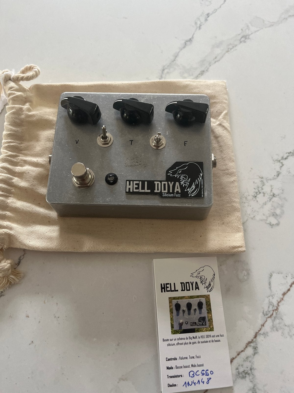 MaTronik Hell Doya Silicon Fuzz - Big Muff-gebaseerd, Ophalen of Verzenden, Zo goed als nieuw, Distortion, Overdrive of Fuzz