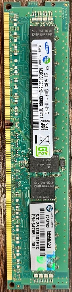 8GB 12800 647651-081 DDR3 Server geheugen, 15 euro p.s., Verzenden, Server, 8 GB, DDR3