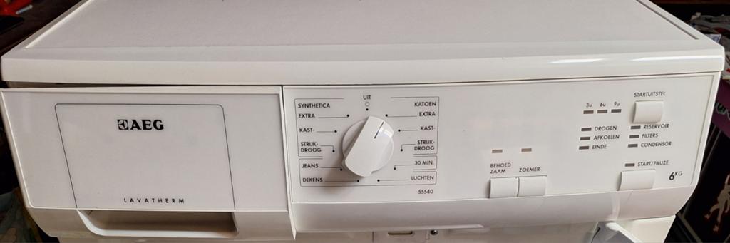 AEG Condensdroger 6 kg izgst, Witgoed en Apparatuur, Ophalen, 6 tot 8 kg, Refurbished, Voorlader