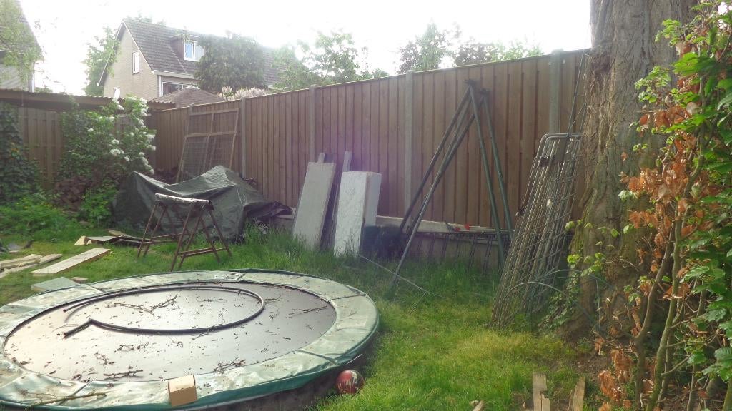 trampoline, Ophalen, Gebruikt