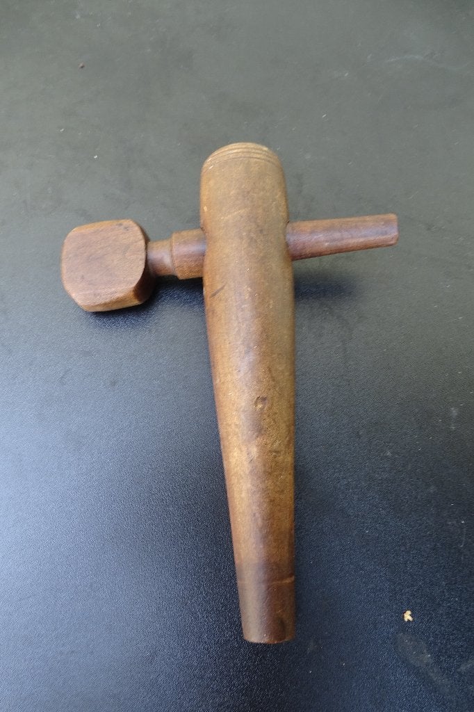 Houten wijn/bier tap, antiek, Antiek en Kunst, Curiosa en Brocante, Ophalen of Verzenden